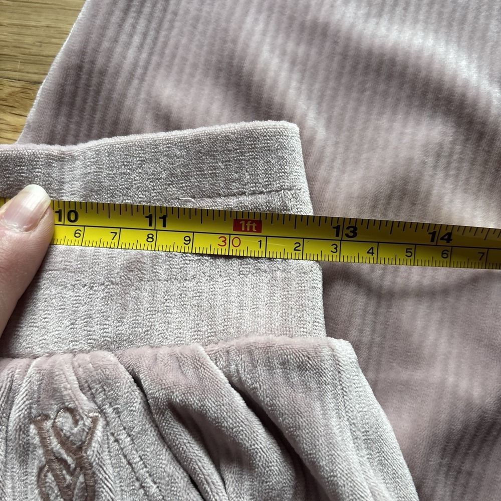 Victoria's Secret On Point Tracksuit Jogger‎ Pants XS Velour Ribbed Cozy Lounge - Picture 6 of 9